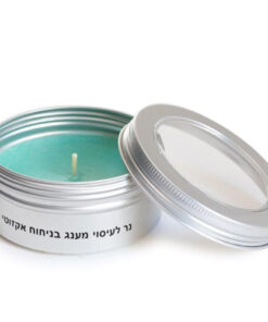 נר ריחני בריח אקזוטי שהופך לשמן עיסוי